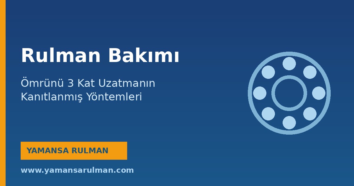 Rulman bakımı ve yağlama işlemi endüstriyel rulman gres uygulaması