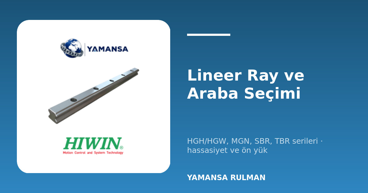 Lineer ray ve bilyalı araba