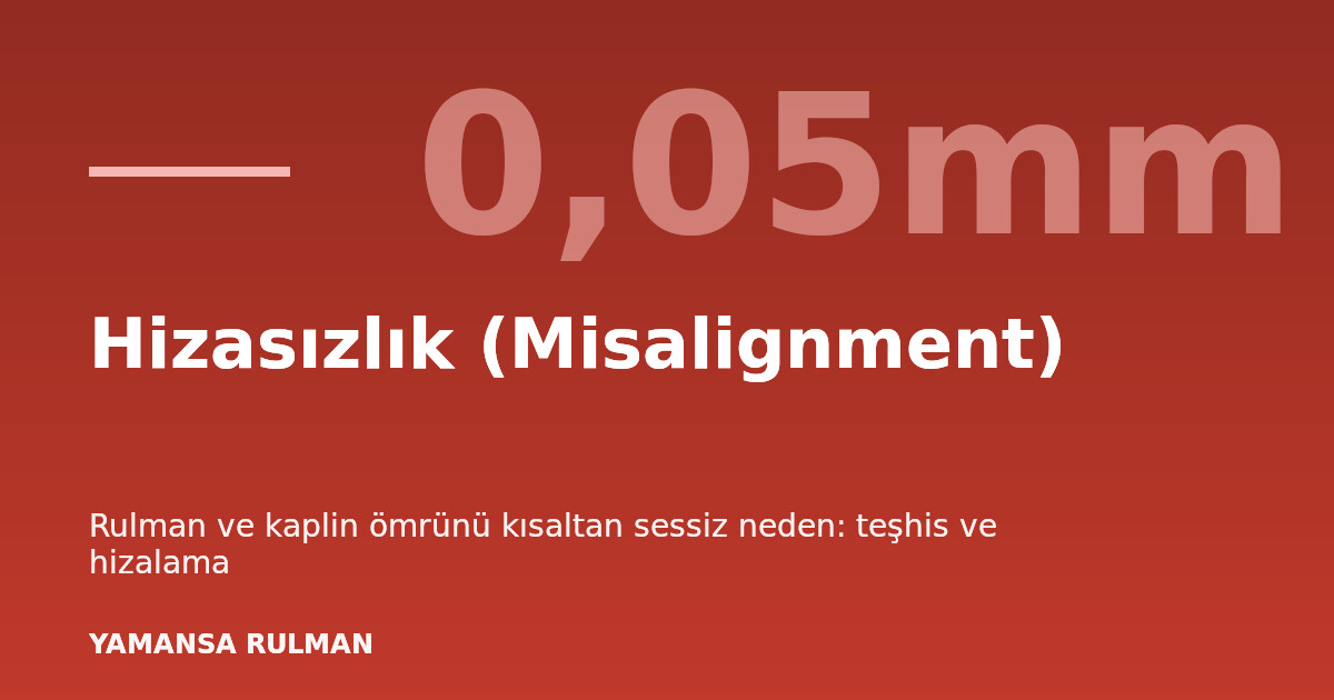 Motor-pompa mil hizalama komparatör ölçümü