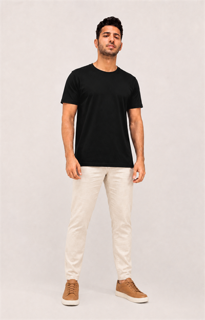 Unisex O Yaka Tişört - 30/1 Compact Penye Süprem