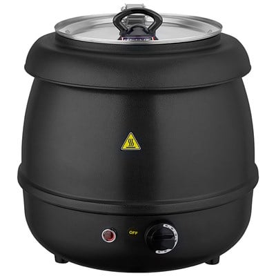 emta Çorba Kazanı CB10 Elegance Elektrikli – 9 Litre Siyah Profesyonel Çorba Isıtıcı