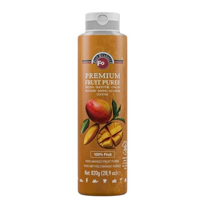FO Mango Meyveli Donuk Püre - Premium 820 gr