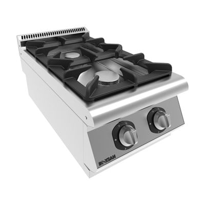 İnoksan 7KG10S Set Üstü 1/2 Modül Gazlı Kuzine – 9,5 kW, 700S Seri INO-7KG10S