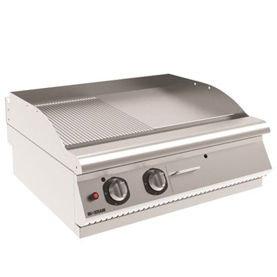 İnoksan-Grill Plate Set Üstü Yarı Oluklu Izgara INO-7IG22S