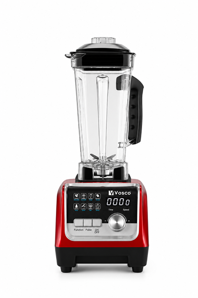 Vosco Bar Blender Pro Dijital 2 Lt Buz Kırıcılı 2200W Kırmızı