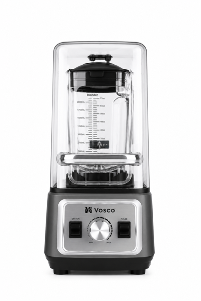 Vosco Profesyonel Blender 2 Lt - 1600W Sessiz Soundproof Kapaklı Blender VHS-608