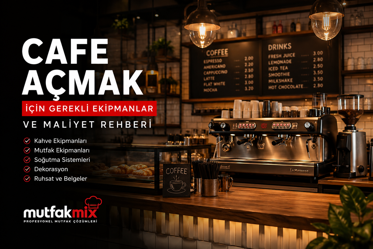 Cafe Açmak İçin Gerekli Ekipmanlar ve Maliyet Rehberi