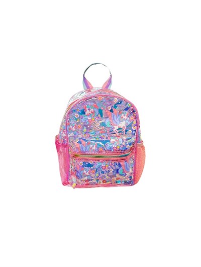 DREAM VEST ŞEFFAF HOLOGRAMLI UNİCORN  SIRT ÇANTASI
