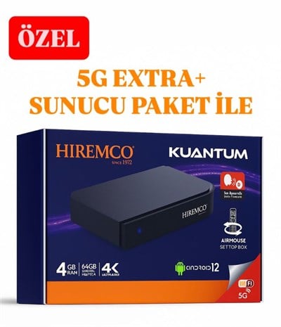 5G EXTRA PAKET UYDULU ANDROİD TV BOX