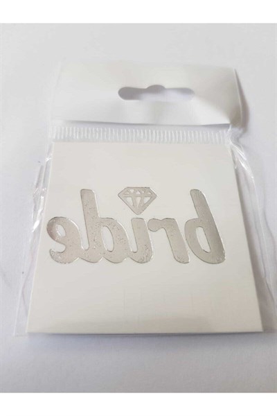 Bride Dövme Gümüş Renk