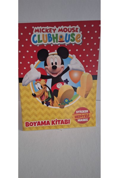 Mutlu anılar parti evi mickey boyama kitabı