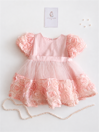 Bella Rose Tül Elbise
