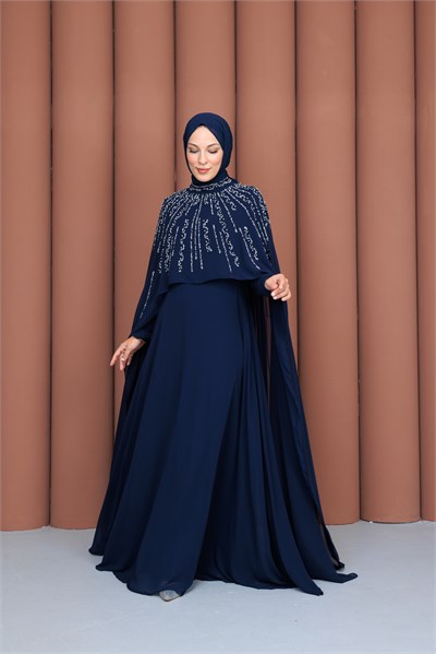 Elmina Abiye | Lacivert