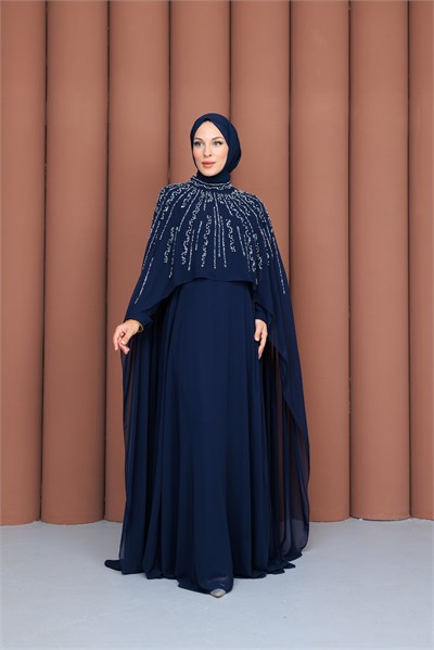 Elmina Abiye | Lacivert