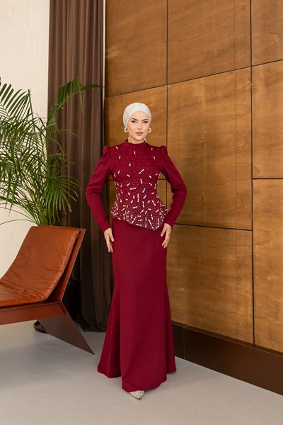 Kartanesi Abiye | Bordo
