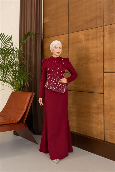 Kartanesi Abiye | Bordo