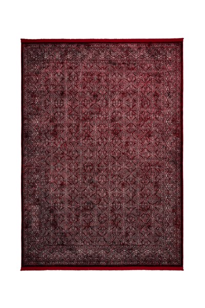 Afgan Bordo Makine Dokuma Vintage Salon Oturma Odası Halısı