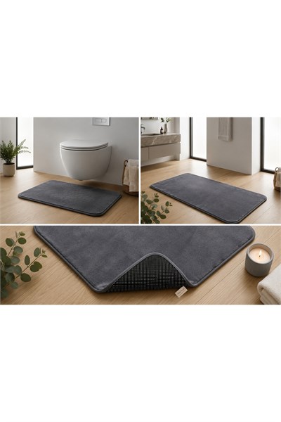 Soft Touch 2li Banyo Paspası Seti Kaymaz Taban Yıkanabilir