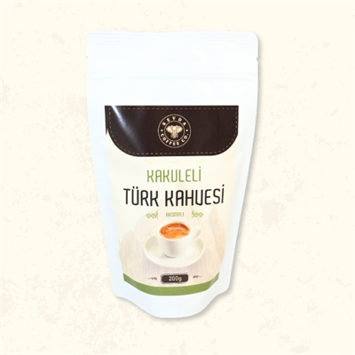 Sevda Coffee Co. Aromalı Kakuleli Türk Kahvesi 200 g – Otantik Ortadoğu Esintisi