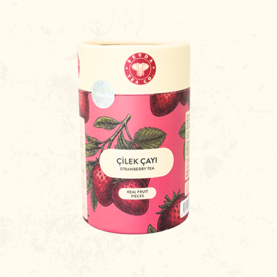 Sevda Tea Co. Premium Çilek Çayı – Tatlı ve Mis Kokulu Gurme Çay