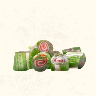 Special Neşeli Yeşil Elma Orman Meyve Aromalı Akide Şekeri