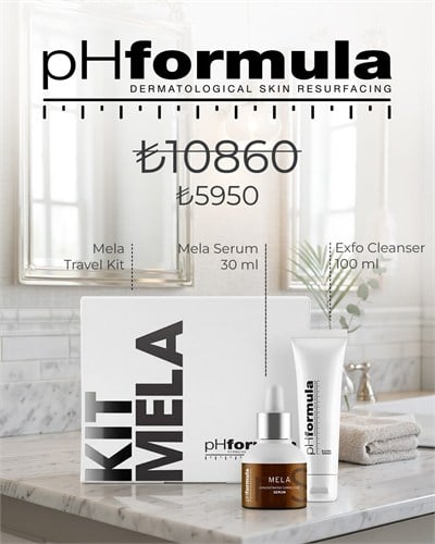 pHformula MELA Bakım Seti – MELA Travel Kit + MELA Serum + Exfo Cleanser