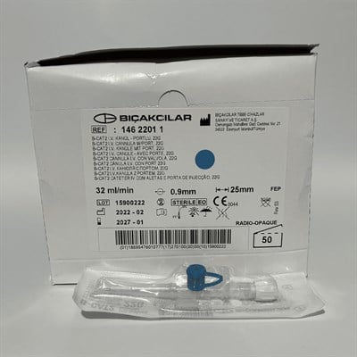 Bıçakcılar - Intraket - Mavi - 22G x 1 1/2