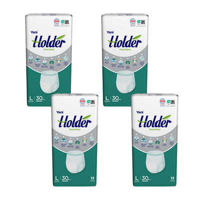 Holder - Emici Külot - L - 120 Adet, 4 Paket