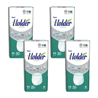 Holder - Emici Külot - M - 120 Adet, 4 Paket