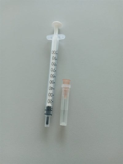 SET 1cc İnsülin Enjektörü - 26G/0.45x13 mm