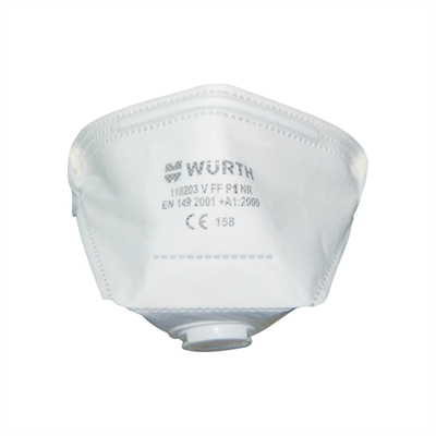 Würth P1 katlanabilir solunum maskesi Ventilli