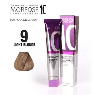 Morfose10 Saç Boyası 9 Açık Sarı 100ml