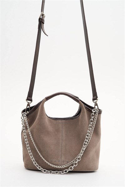 Sisley Kadın Kol Çantası SLY510 Taş-Kahve