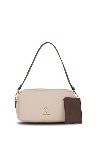U.S. Polo Assn. Kadın Omuz Çantası Us26660 Taş-Kahve