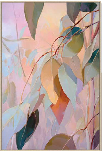 TWİNKLE YAPRAK FİGÜRLÜ TABLO 80 X 120 CM TW-TBL-15017