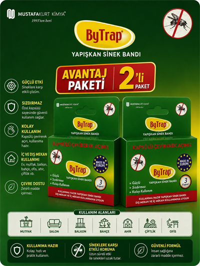 2 Kutu Bytap Yapışkan Sinek Bandı