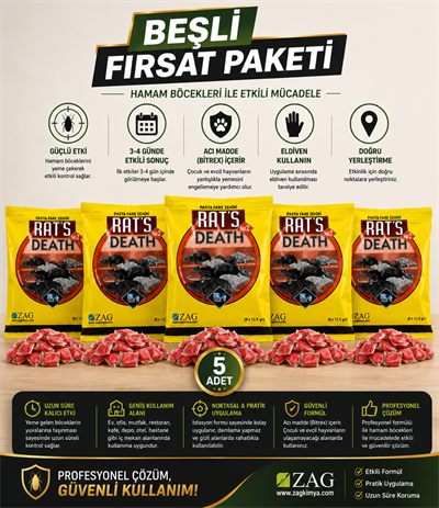 5 Adet Rast Fare Pastası