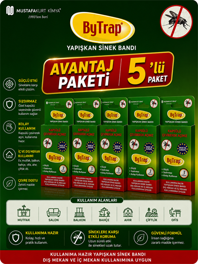 5 Kutu Bytap Yapışkan Sinek Bandı