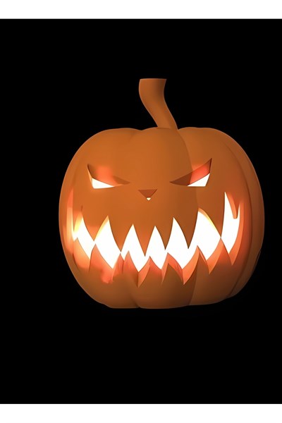 Halloween Balkabağı Mumluk