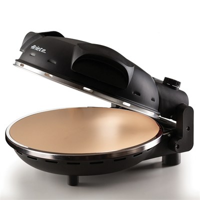 Ariete Pizza Fırını 1200W 400°C Doğal Taş Pişirme Plakalı Siyah 0917/00