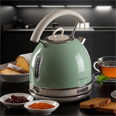 Ariete Vintage Dom Su Isıtıcı Yeşil 2877/04