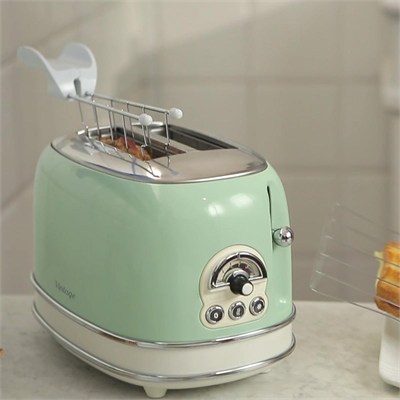 Ariete Vintage Ekmek Kızartma Makinesi - 2 Dilim, Yeşil 0155/04