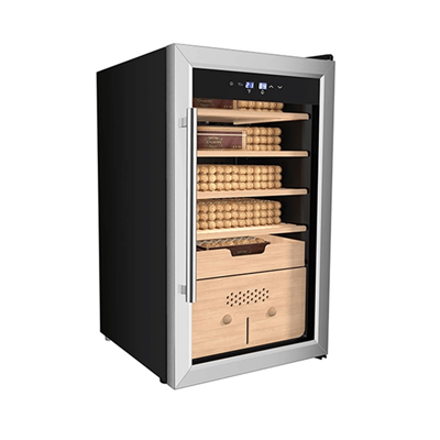 Berfmann Cedro Elektronik Humidor Puro Dolabı (486 Puro Kapasiteli) - BFC486-SG