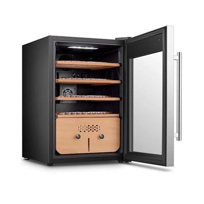 Berfmann Cedro Elektronik Humidor Puro Dolabı (382 Puro Kapasiteli) - BFC382-SG