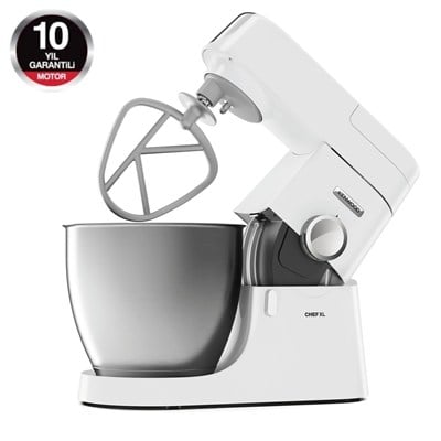 Kenwood Chef XL Mutfak Şefi Stand Mikser Beyaz 1200 Watt 6,7 Lt KVL4100W