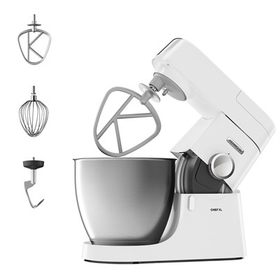 Kenwood Chef XL Mutfak Şefi Stand Mikser Beyaz 1200 Watt 6,7 Lt KVL4100W