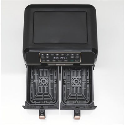 Kenwood Dual BK Copper Çift Pişirme Hazneli Sıcak Hava Fritözü HFP70.000BK