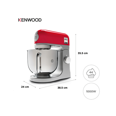 Kenwood kMix Mutfak Şefi 1000W 5 Lt KMX750RD