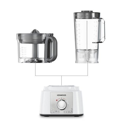 Kenwood Multi Pro Ekspress Mutfak Robotu 3 Lt Hazne Kapasiteli 1000 Watt FDP65.450WH