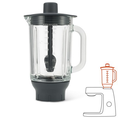 Kenwood ThermoResist Cam Blender Aparatı 1,6 Lt Soğuk 1,2 Lt Sıcak Kullanıma Uygun Sürahi KAH359GL